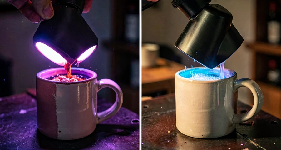 caneca mágica personalizada: Qual é a diferença entre impressão e sublimação em canecas mágicas
