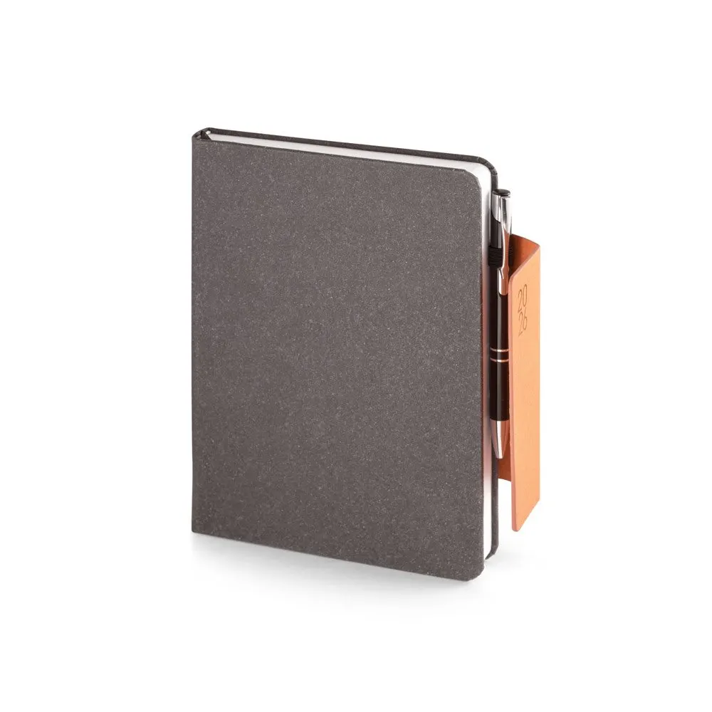 Agenda A5 em pele (58% reciclada)