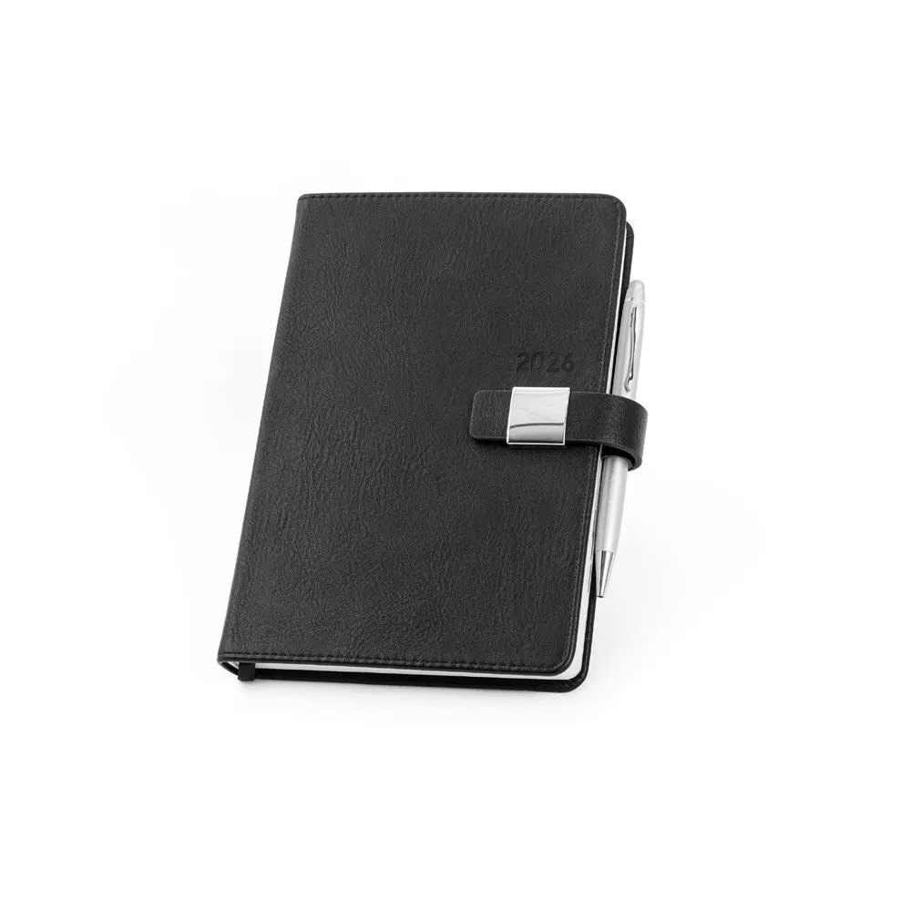 Agenda A5 em PU (58% reciclado)