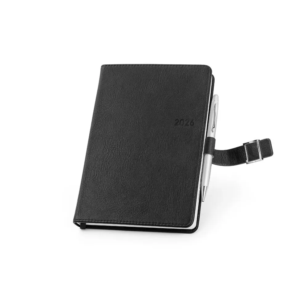 Agenda A5 em PU (58% reciclado)