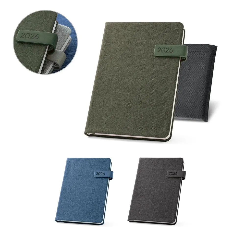 Agenda em PET reciclado (100% rPET)