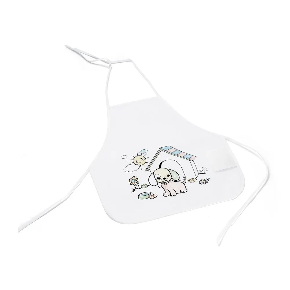Avental de criança para colorir em non-woven (80 g/m²)
