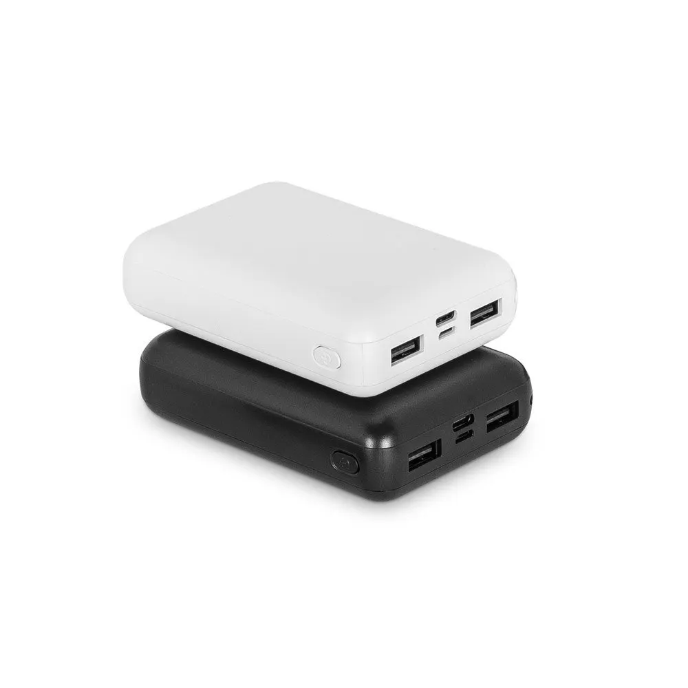 Bateria portáti em ABS 100% reciclado e capacidade de 10’000 mAh