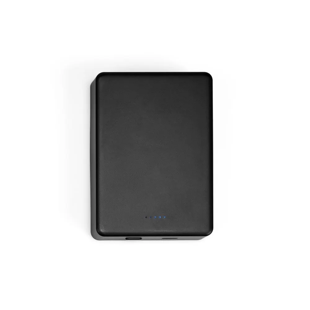 Bateria portátil de carregamento rápido em ABS 100% reciclado com acabamento em mate e capacidade de 10’000 mAh
