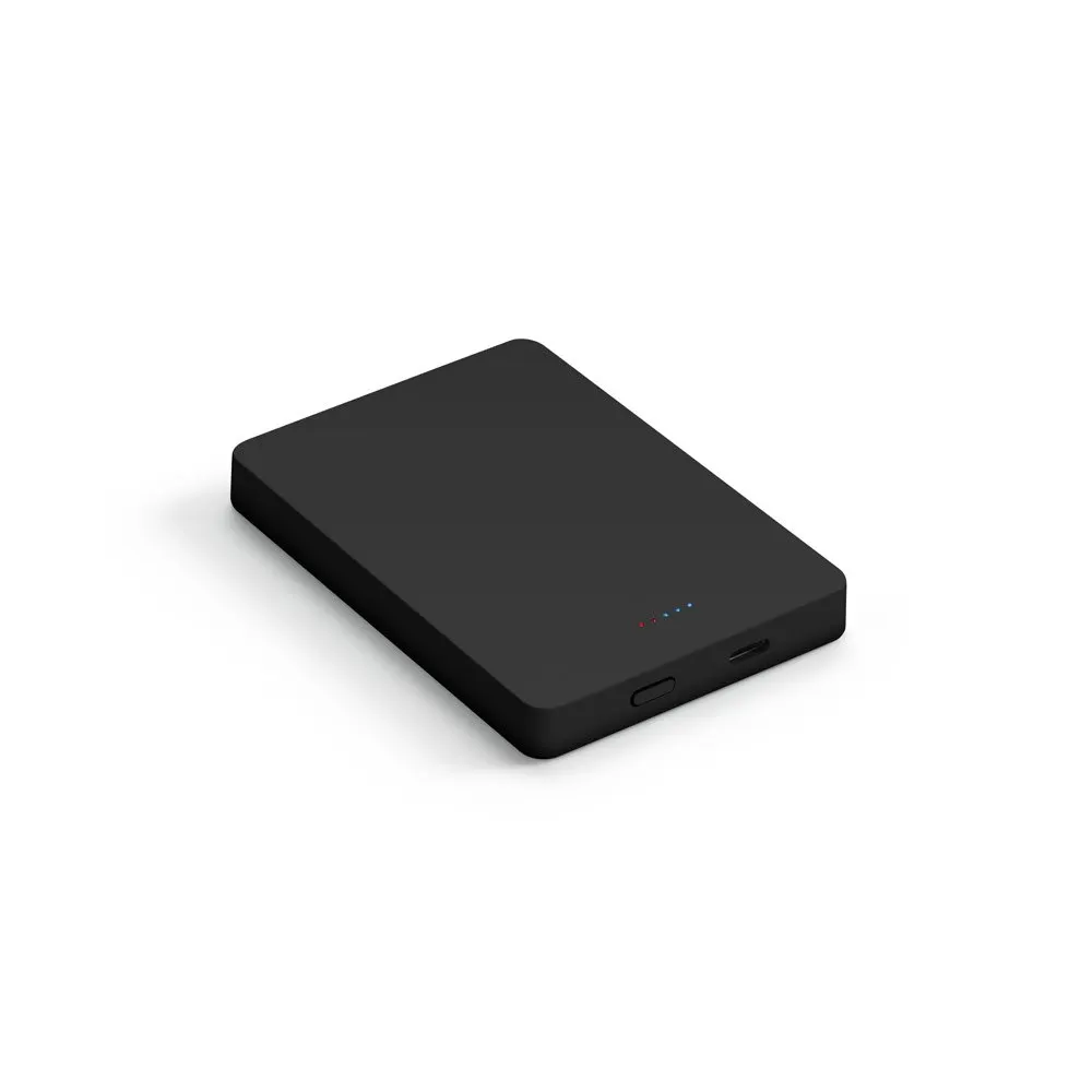 Bateria portátil de carregamento rápido em ABS 100% reciclado com acabamento em mate e capacidade de 10’000 mAh