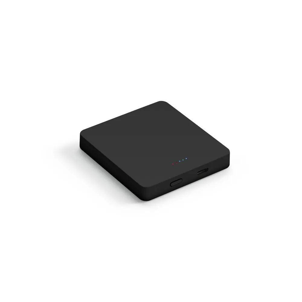 Bateria portátil de carregamento rápido em ABS 100% reciclado com acabamento em mate e capacidade de 5’000 mAh