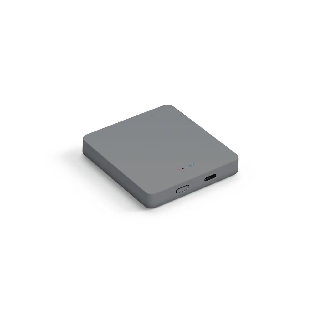 Bateria portátil de carregamento rápido em ABS 100% reciclado com acabamento em mate e capacidade de 5’000 mAh