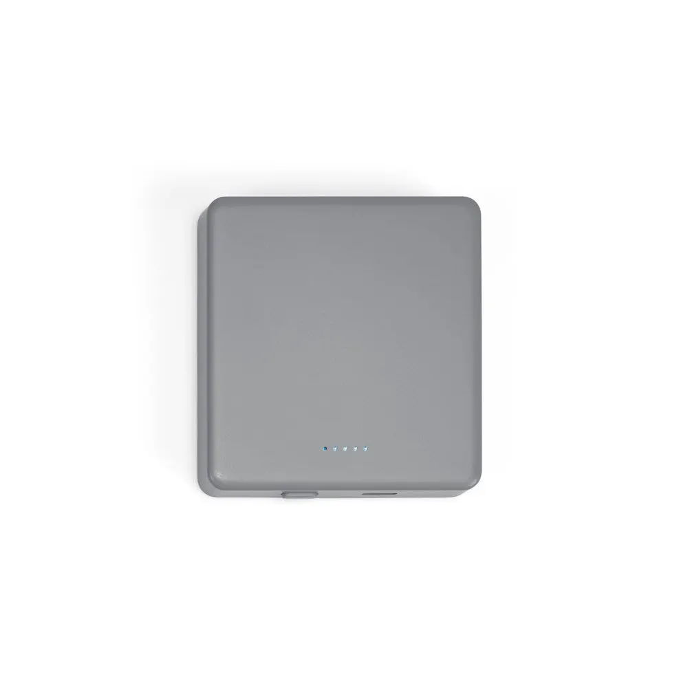Bateria portátil de carregamento rápido em ABS 100% reciclado com acabamento em mate e capacidade de 5’000 mAh