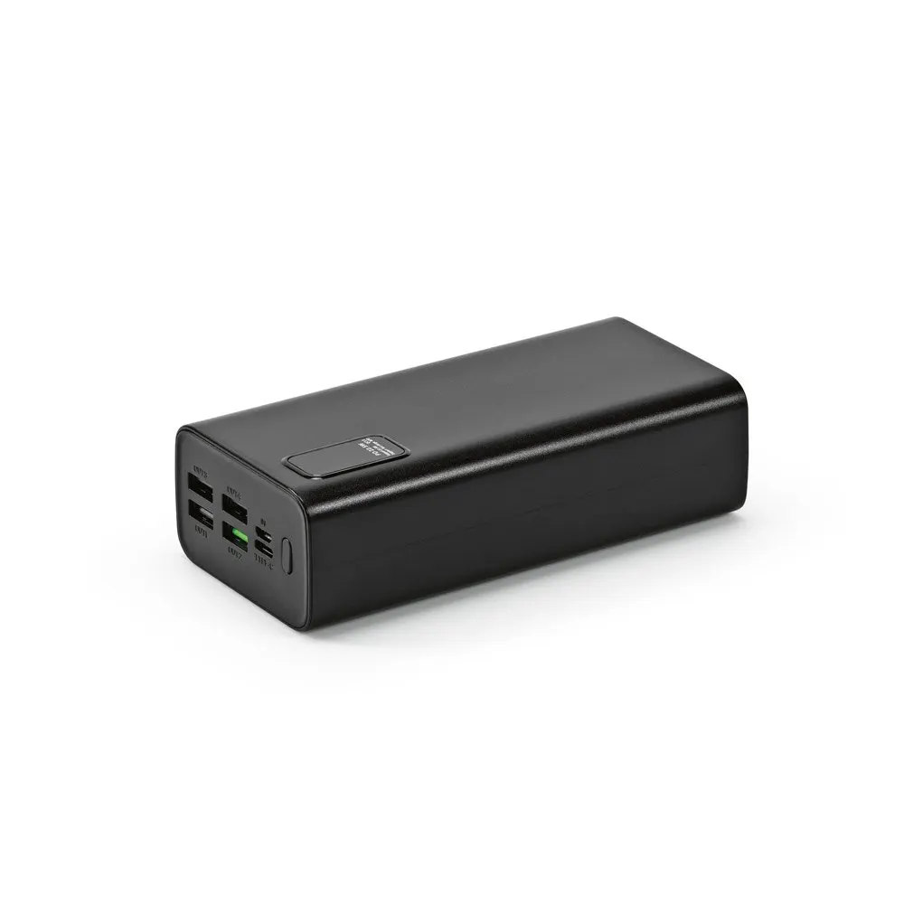 Bateria portátil em ABS 100% reciclado e bateria em lítio 30’000 mAh