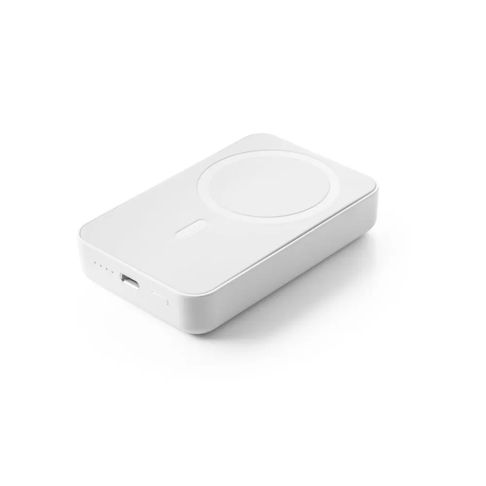 Bateria portátil em ABS 100% reciclado e bateria em lítio com capacidade de 10’000 mAh