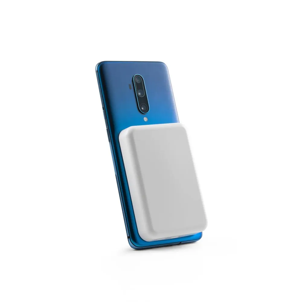 Bateria portátil em ABS 100% reciclado e bateria em lítio com capacidade de 10’000 mAh
