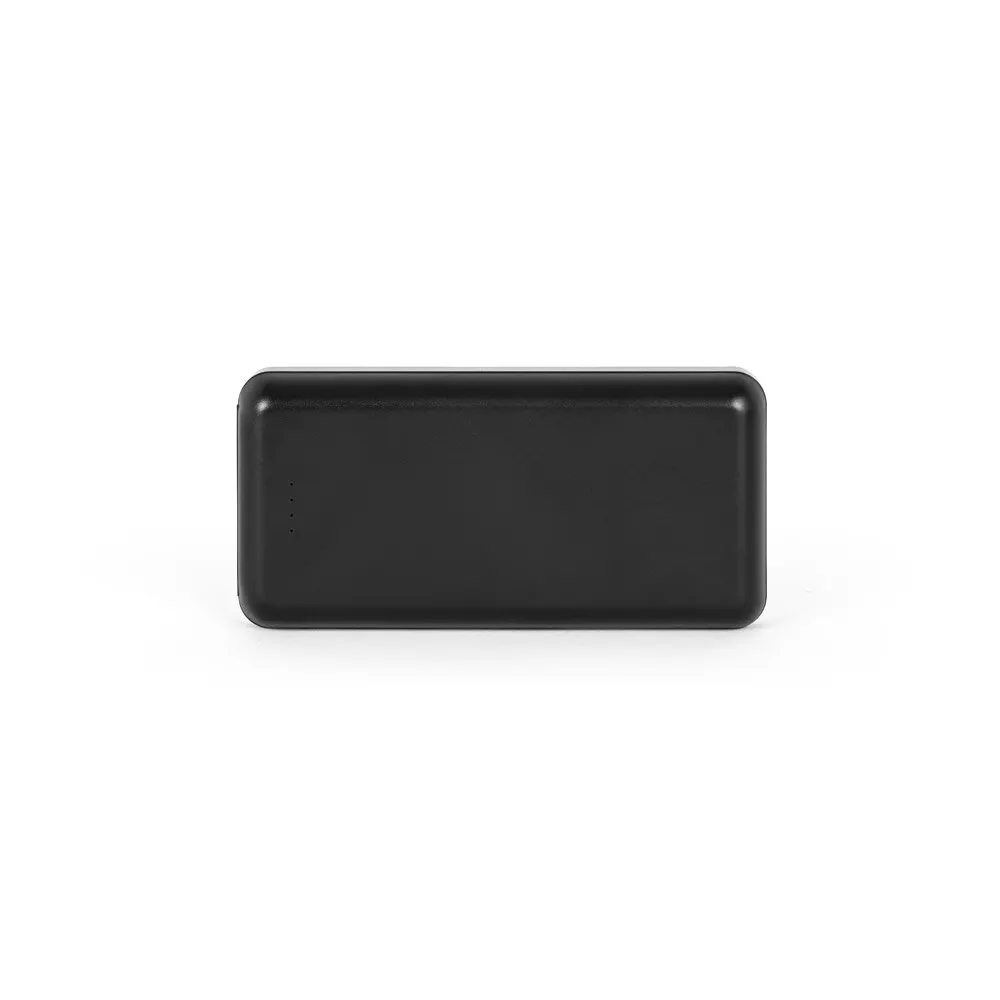 Bateria portátil em ABS 100% reciclado e capacidade de 20’000 mAh
