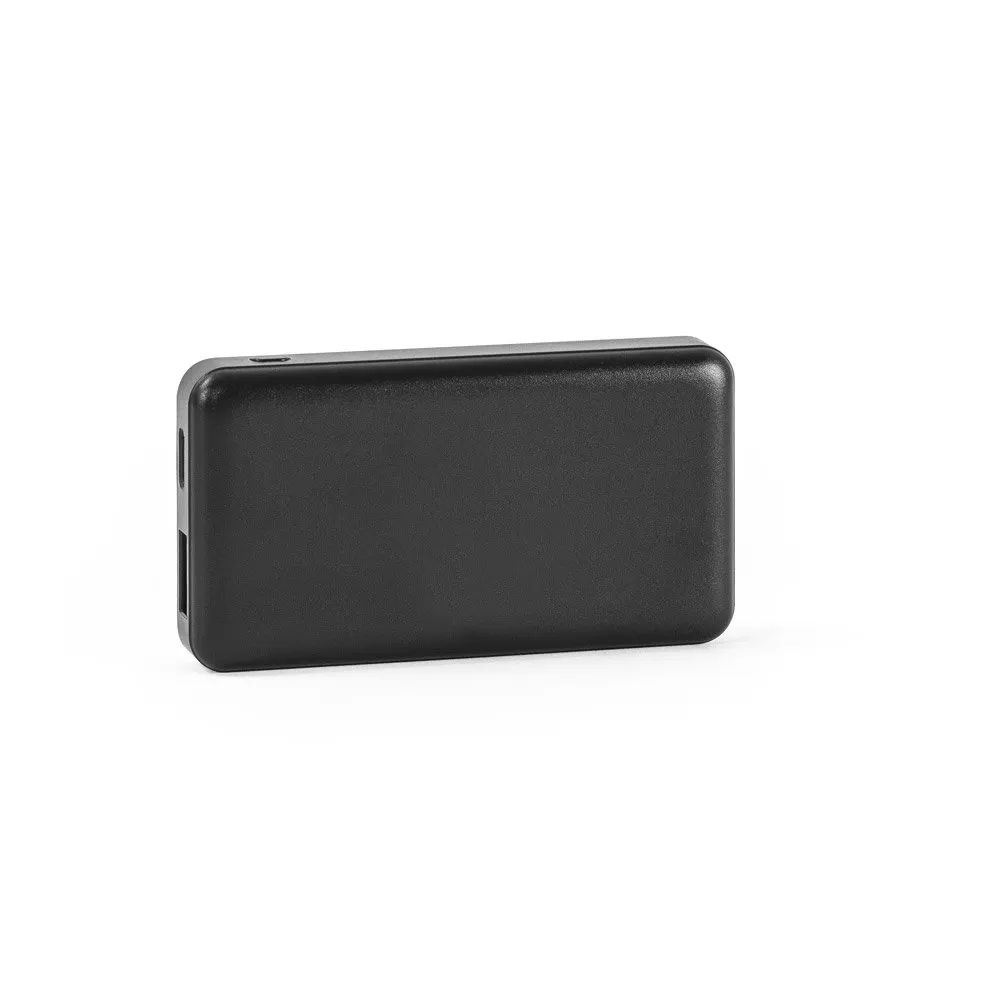 Bateria portátil em ABS 100% reciclado e capacidade de 4’000 mAh