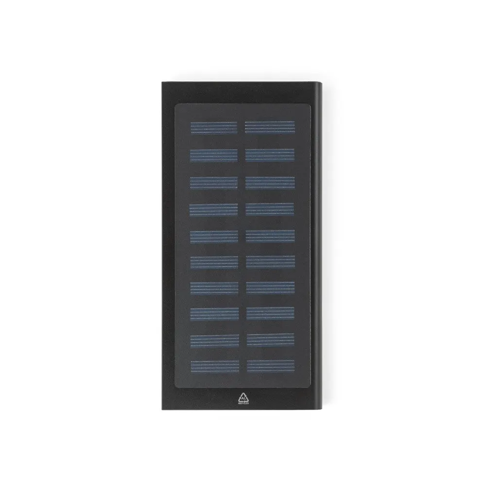 Bateria portátil em alumínio 100% reciclado com capacidade de 8 000 mAh