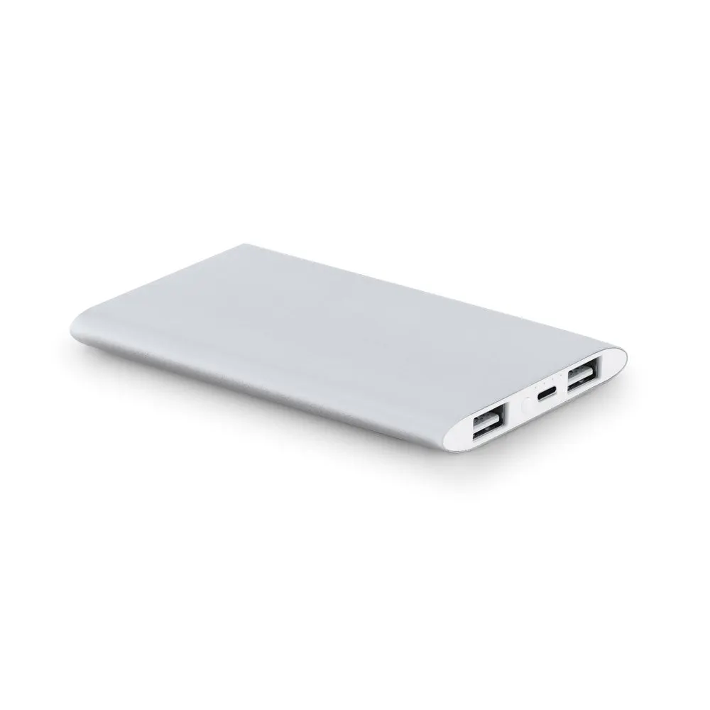 Bateria portátil em alumínio e bateria em lítio 7’200 mAh