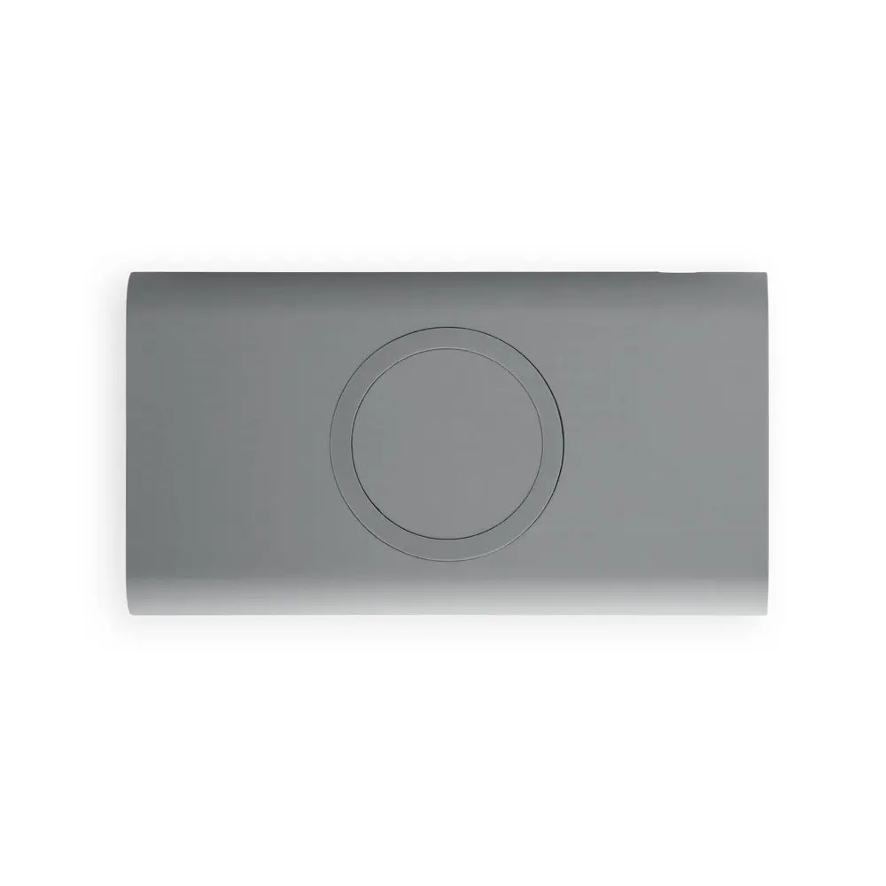 Bateria portátil wireless super-rápido em ABS e capacidade de 10 000 mAh