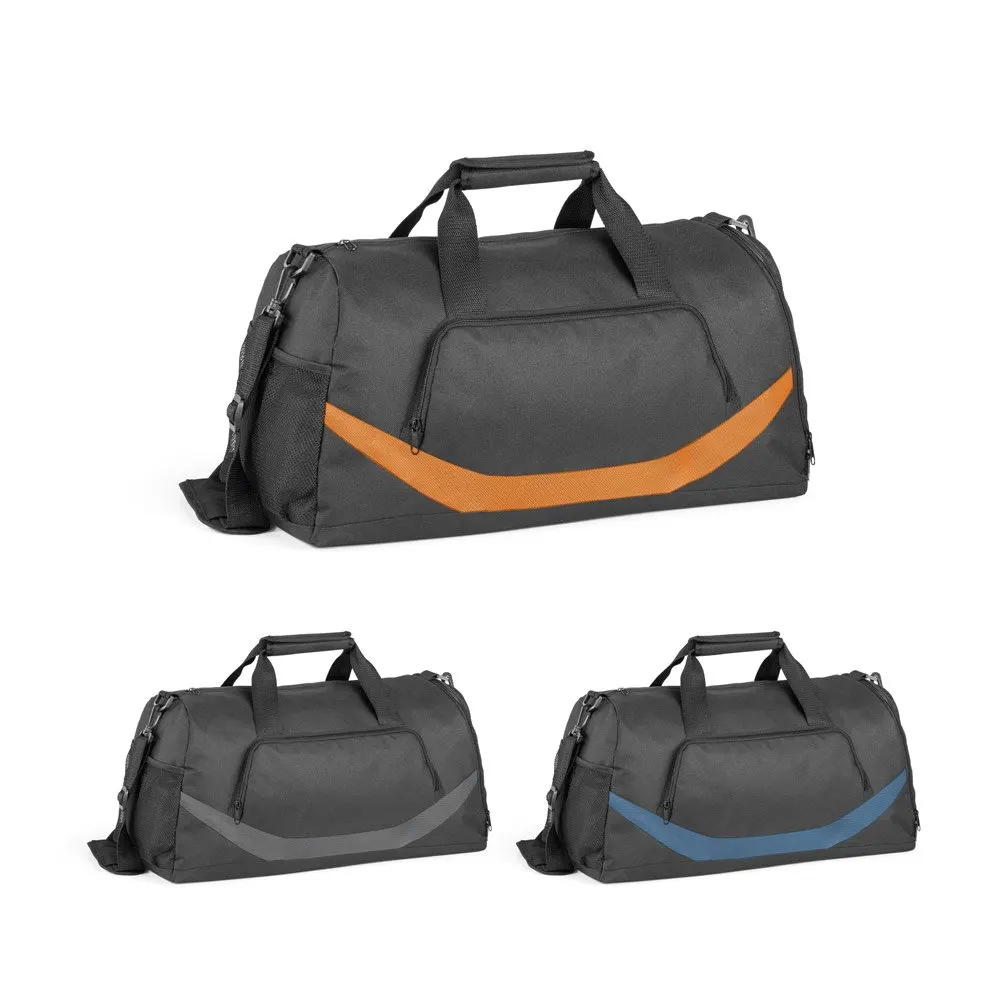 Bolsa esportiva em 300D e 1680D com fundo em placa semi-rígida 35 L