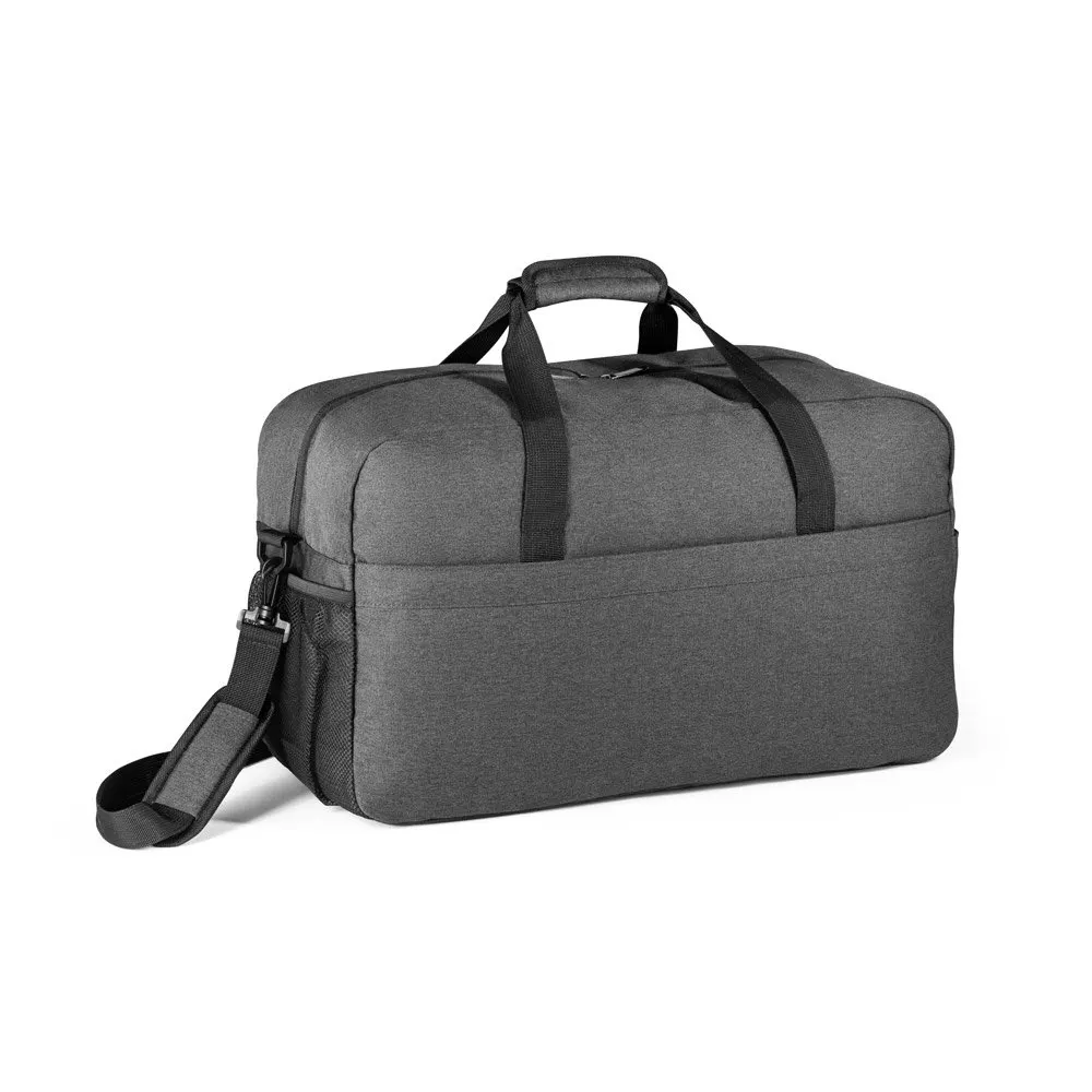 Bolsa esportiva em poliéster reciclado 600D de alta densidade com fundo em placa semi-rígida 31 L