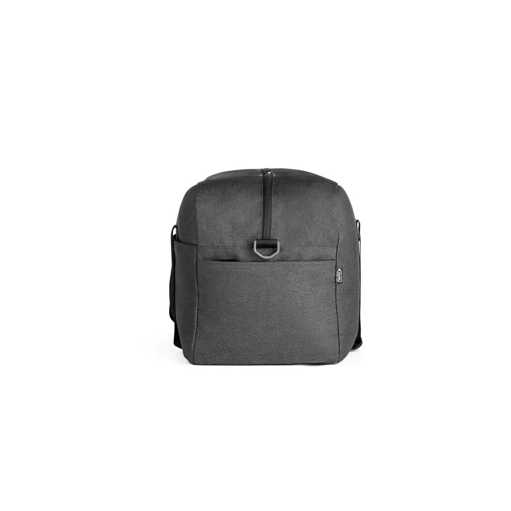 Bolsa esportiva em poliéster reciclado 600D de alta densidade com fundo em placa semi-rígida 31 L
