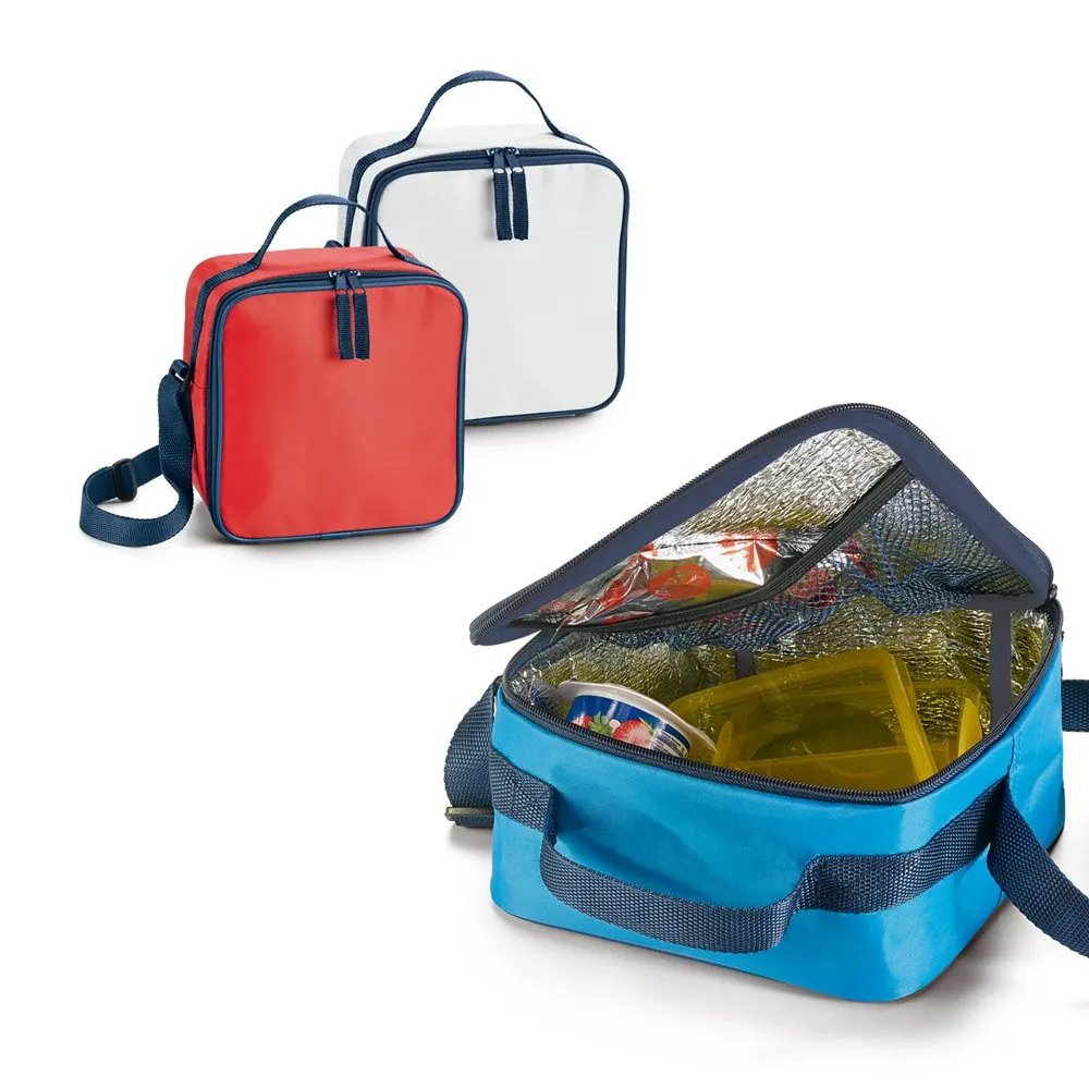 Bolsa térmica em 600D com bolso interior em tela mesh