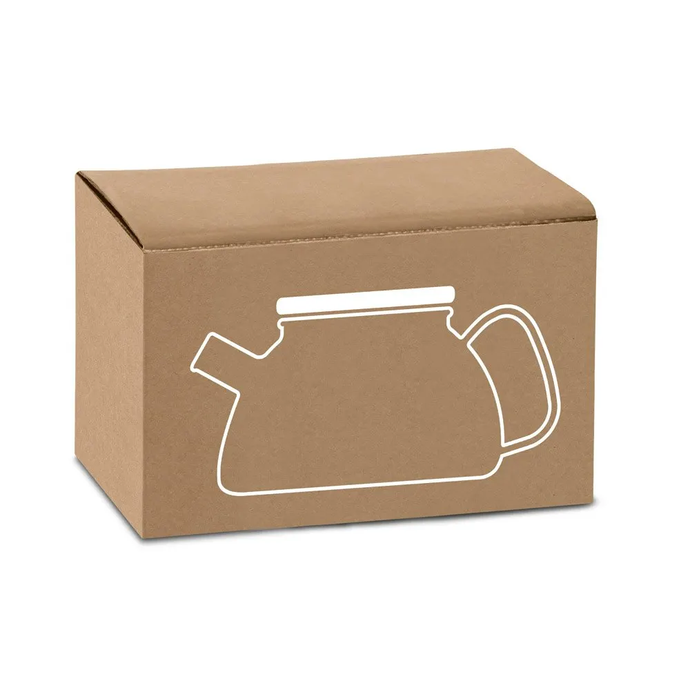 Bule de vidro borossilicato com tampa em bambu 750 mL