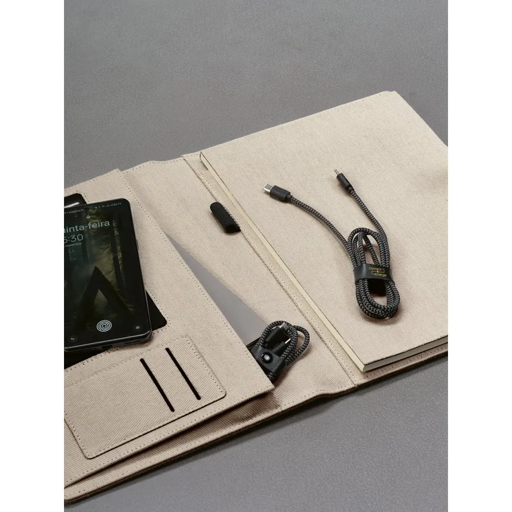 Cabo USB-C de carregamento rápido em PET 100% reciclado