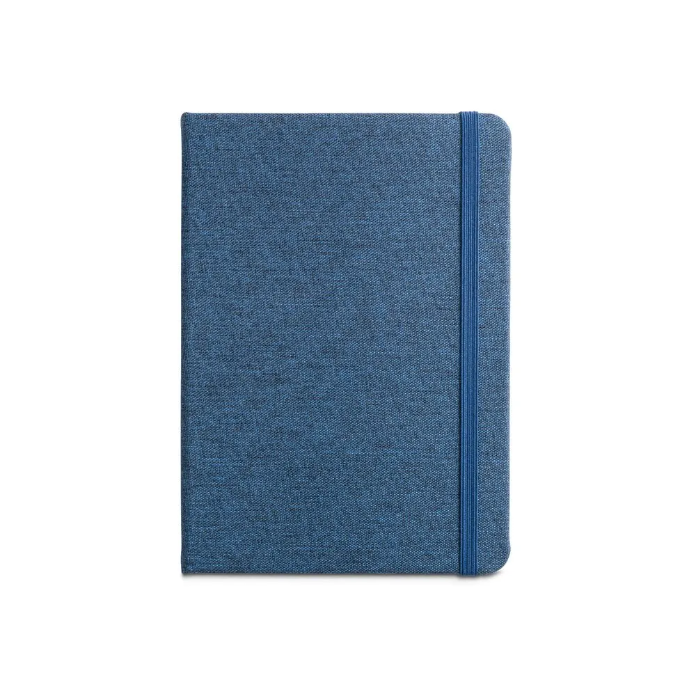Caderno A5 de capa dura em PET 100% reciclado com 192 páginas pautadas