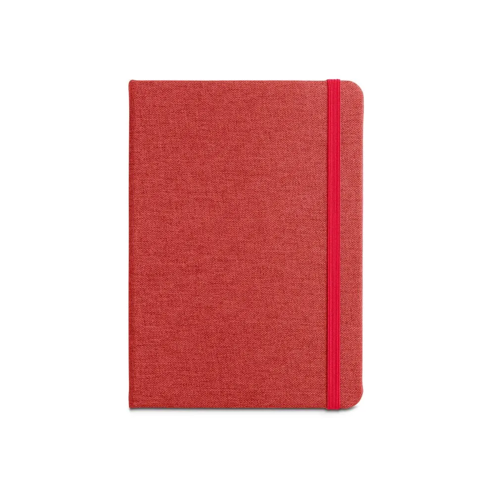 Caderno A5 de capa dura em PET 100% reciclado com 192 páginas pautadas