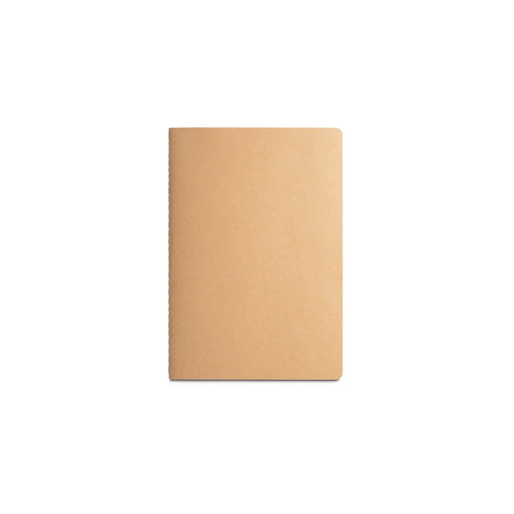 Caderno A5 de capa flexível em cartão (250 g/m²) com 80 páginas lisas