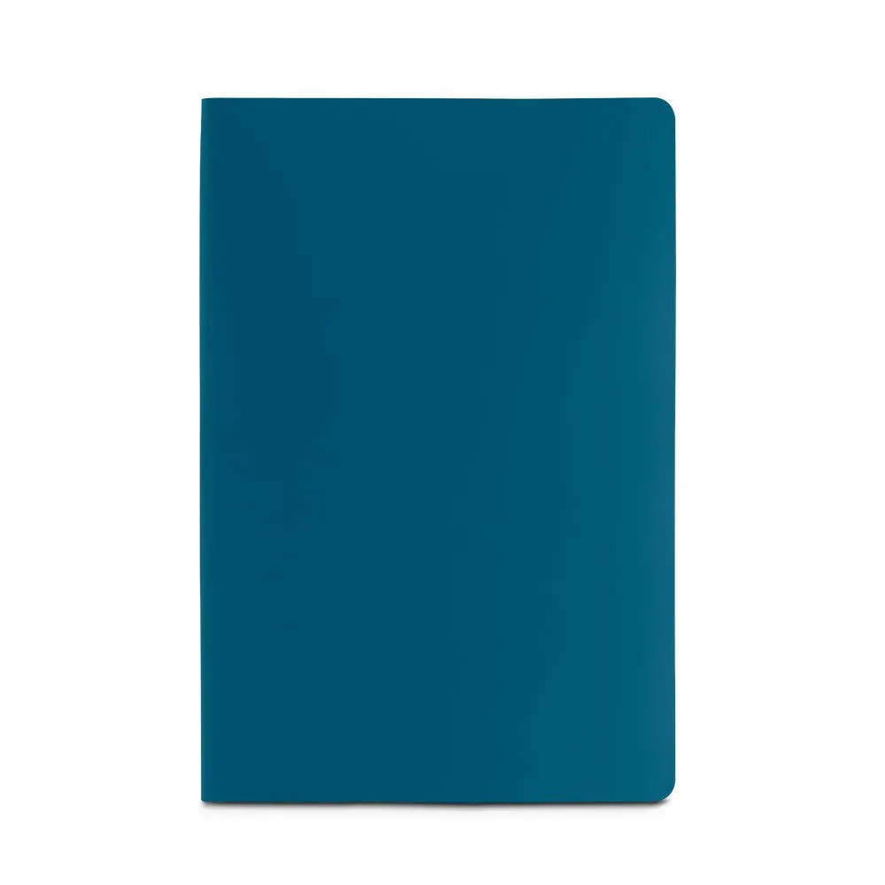 Caderno A5 de capa flexível em papel pedra (620g/m²)
