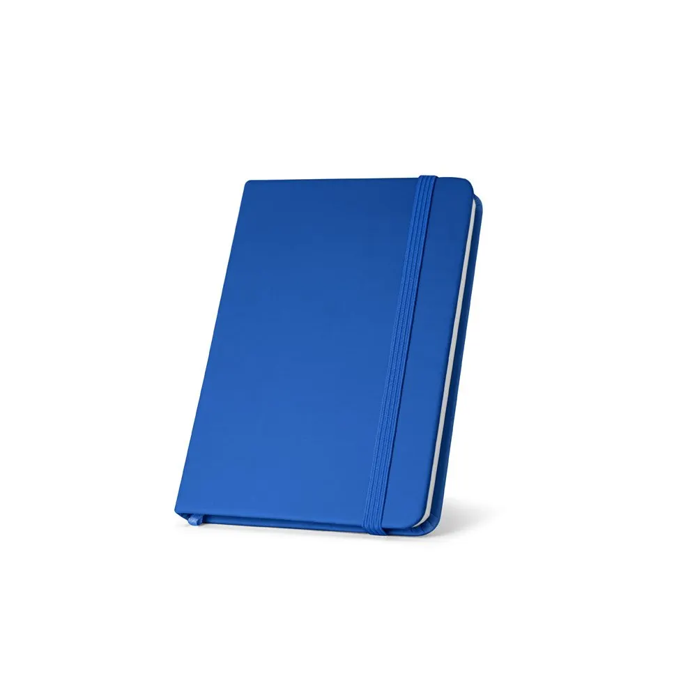 Caderno de bolso de capa dura em c. sintético com 160 páginas lisas