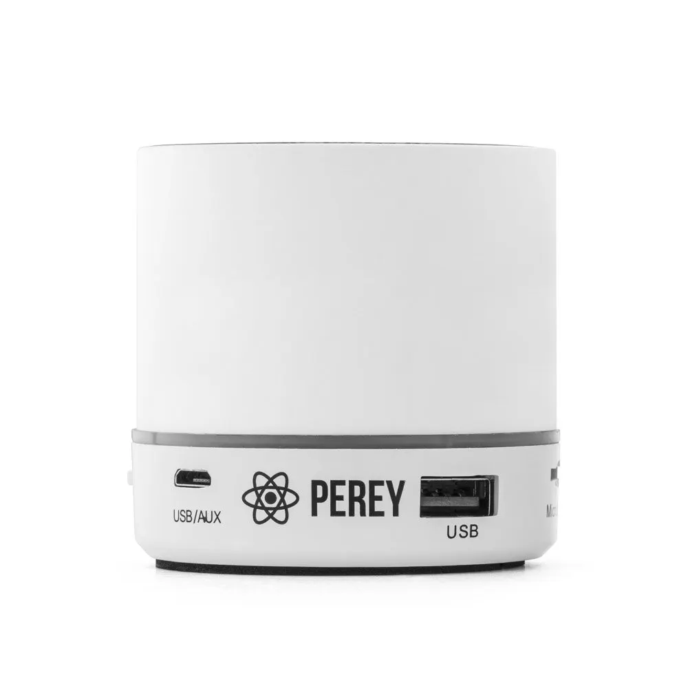Caixa de som com microfone em ABS