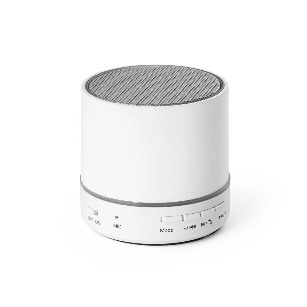 Caixa de som com microfone em ABS