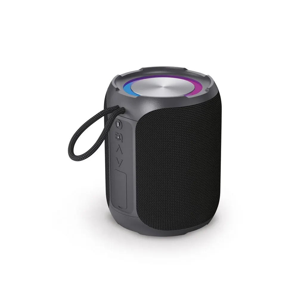 Caixa de som em ABS 100% reciclado à prova de água com classificação IPX6 2’600 mAh