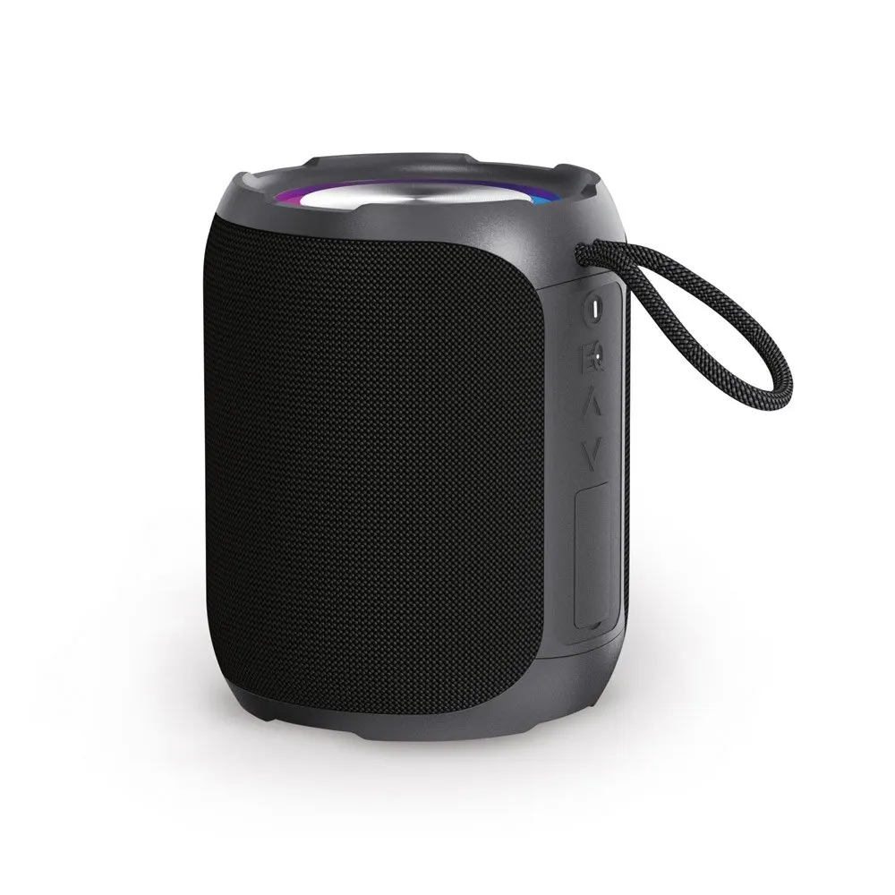 Caixa de som em ABS 100% reciclado à prova de água com classificação IPX6 2’600 mAh