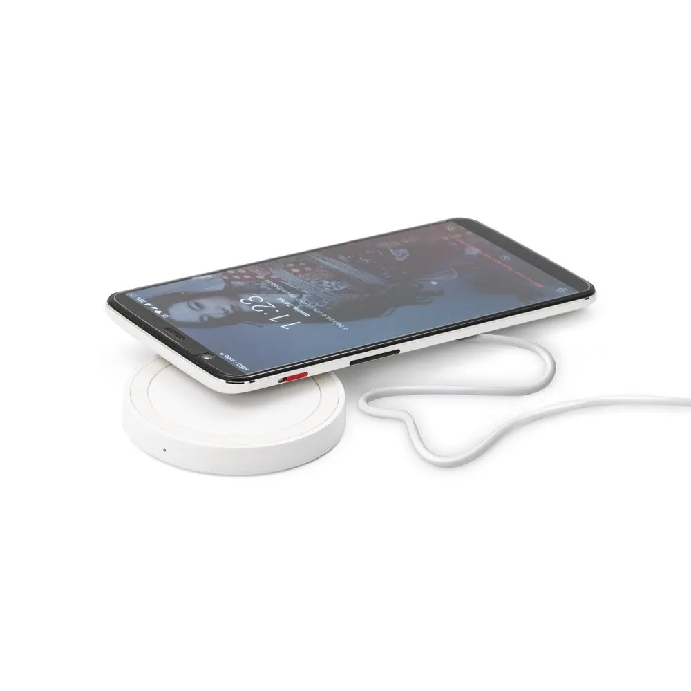 Carregador wireless super-rápido em ABS e silicone 15W