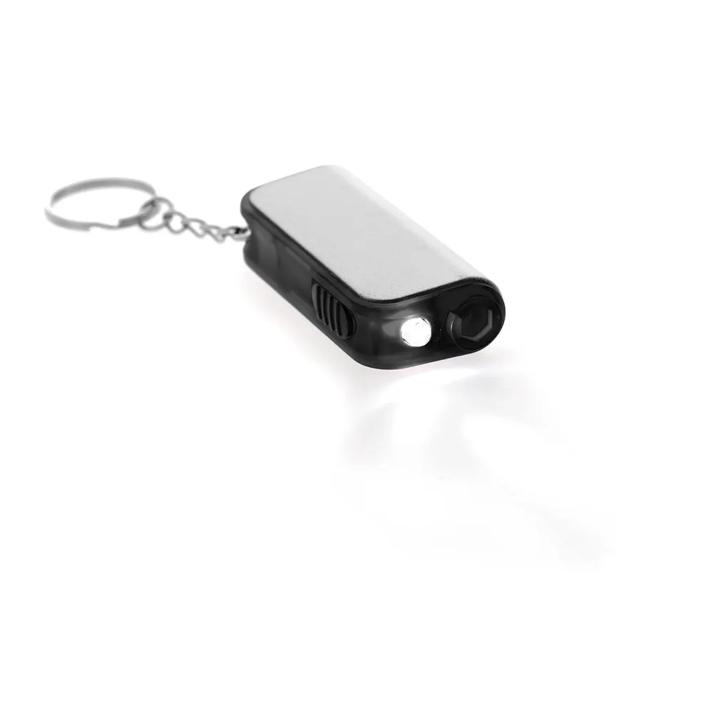 Chaveiro com lanterna LED e ferramenta