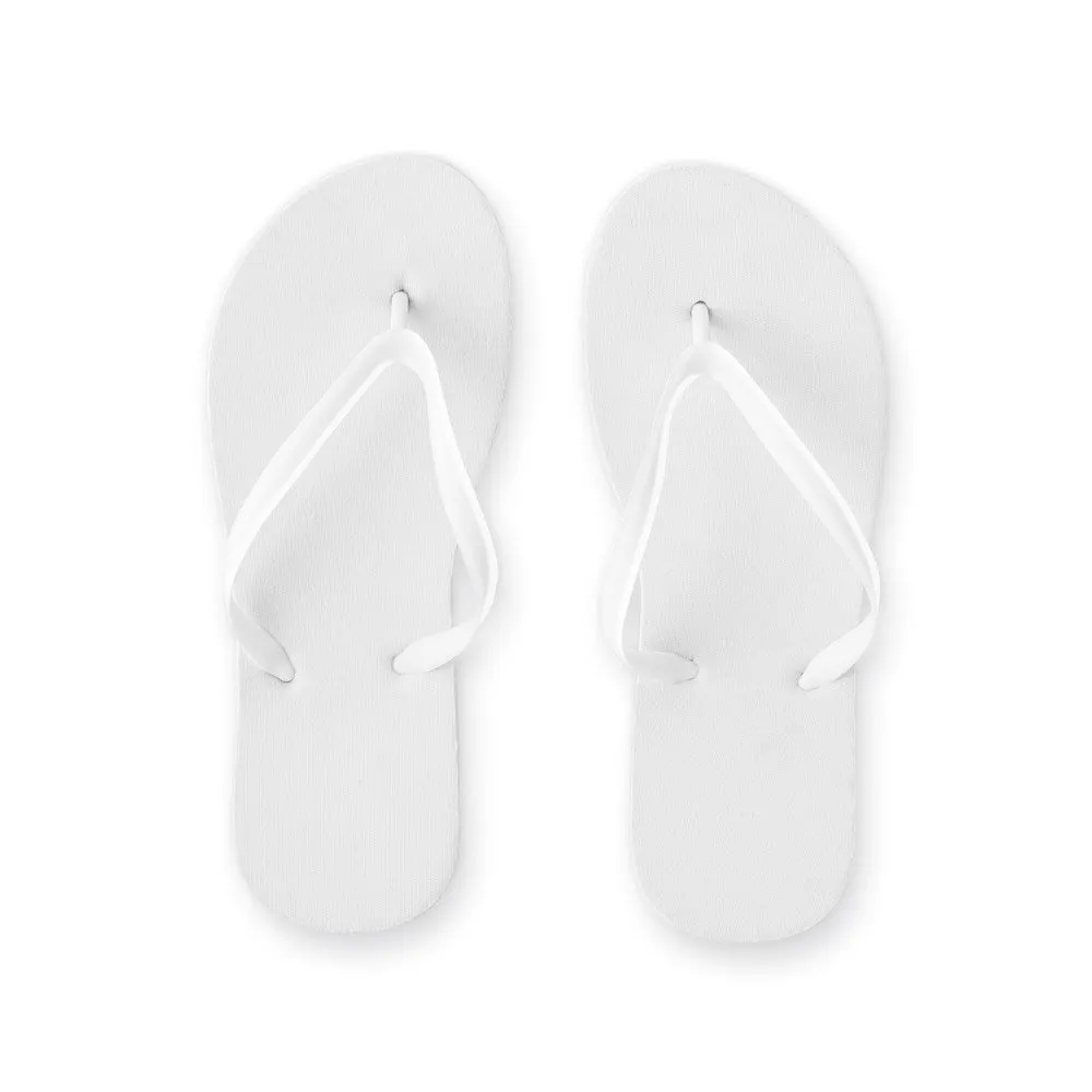 Chinelos com sola e m EVA totalmente personalizável em sublimação e tira em PVC