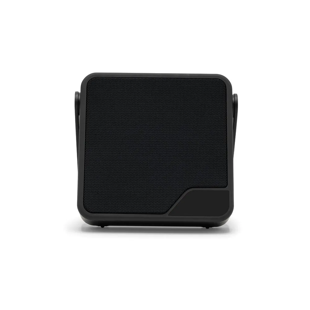 Coluna portátil em ABS 100% reciclado com proteção à prova d’água IPX7