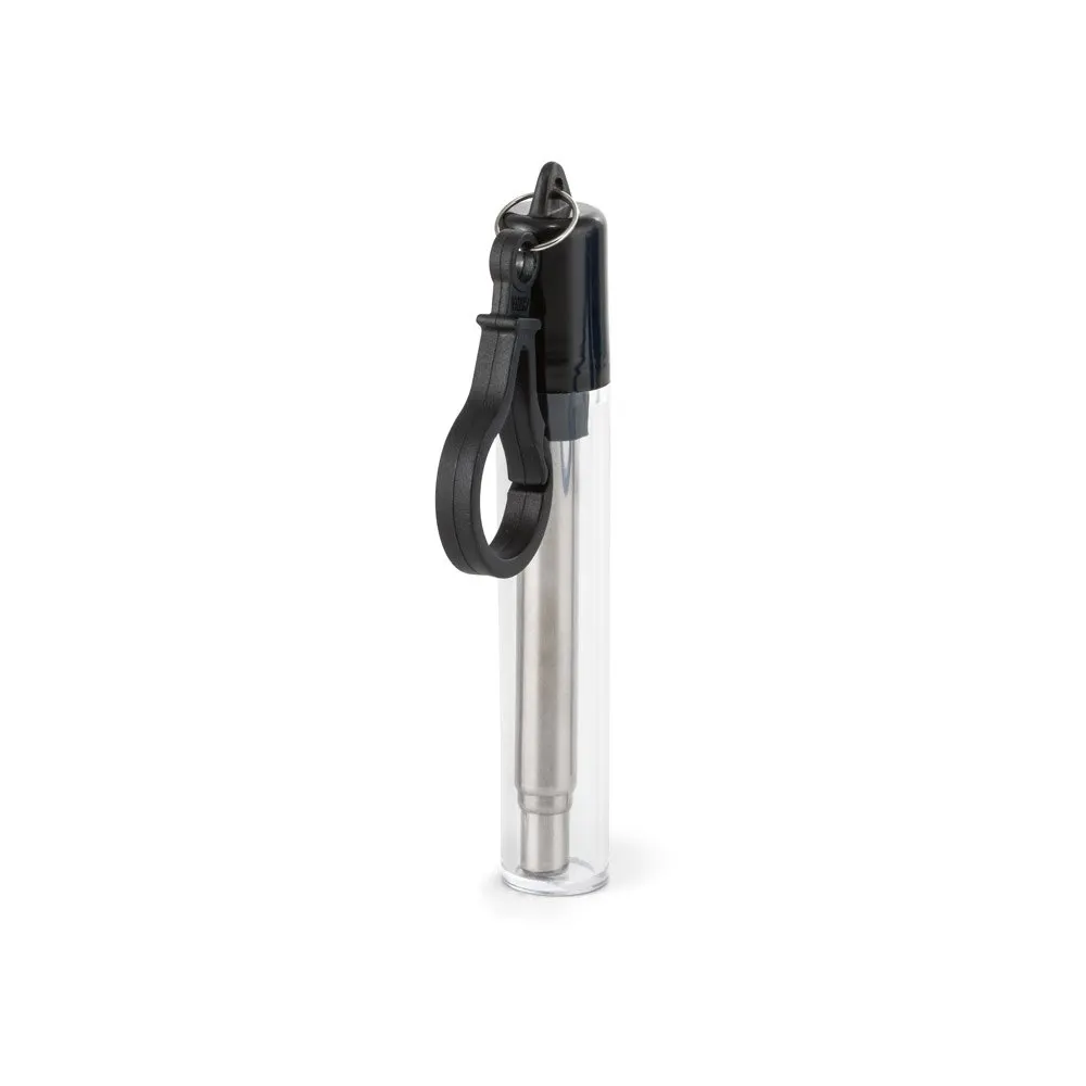 Conjunto de canudo em aço inox e escova de limpeza