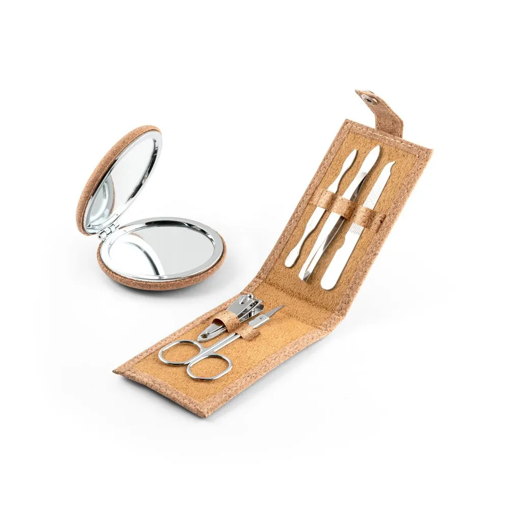 Conjunto de manicure em cortiça