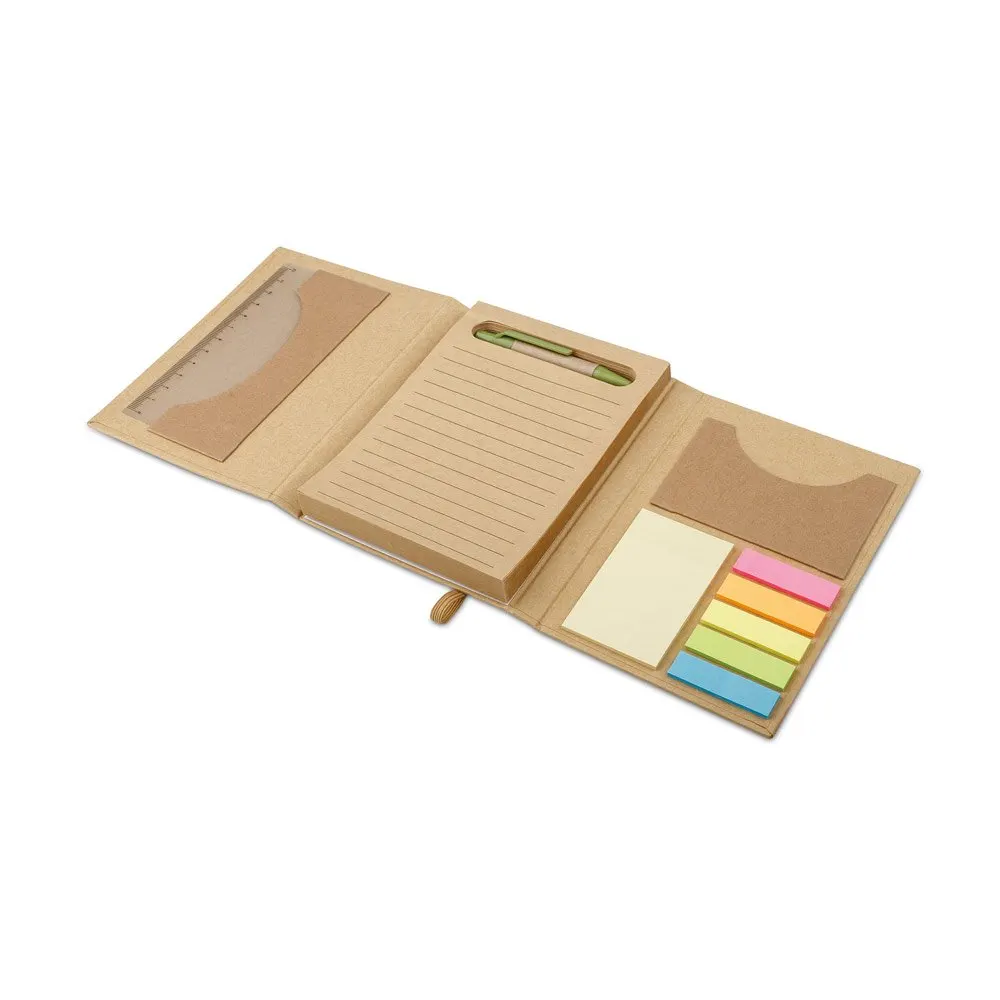 Conjunto para escritório com capa em cartão