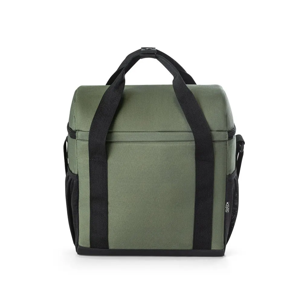 Cooler. Bolsa térmica almofadada 600D ripstop em poliéster reciclado com interior forrado em PEVA 11 L