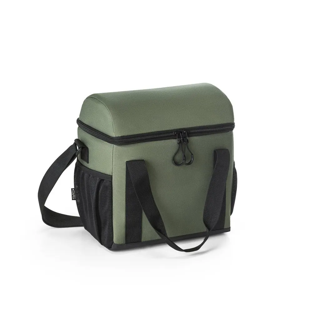 Cooler. Bolsa térmica almofadada 600D ripstop em poliéster reciclado com interior forrado em PEVA 11 L