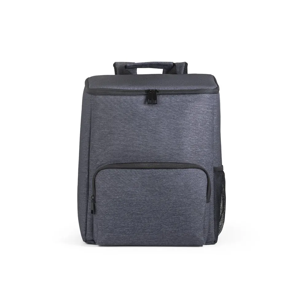 Cooler. Mochila com isolamento térmico em Nylon 2Tone com interior forrado em PEVA 14 L