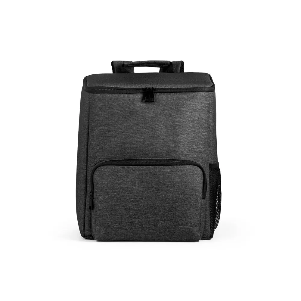 Cooler. Mochila com isolamento térmico em Nylon 2Tone com interior forrado em PEVA 14 L