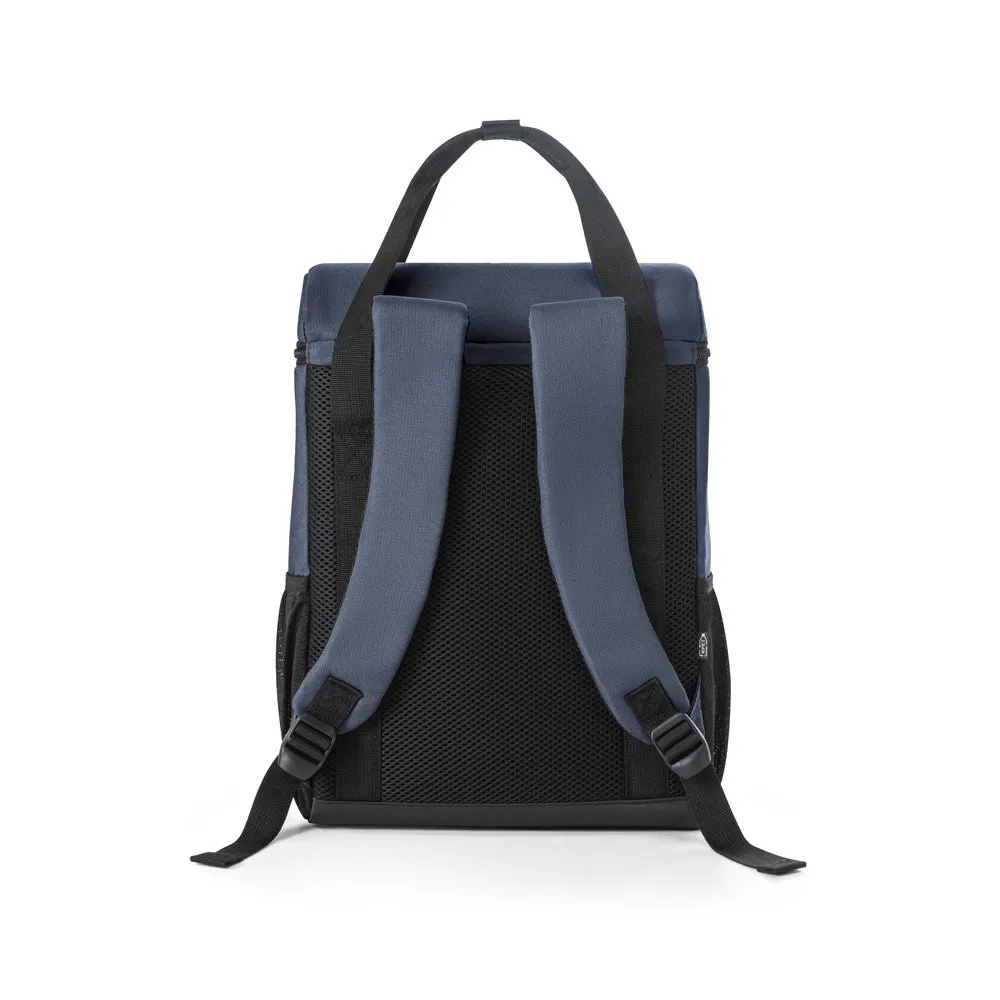 Cooler. Mochila térmica almofadada em 600D ripstop em poliéster reciclado com interior forrado em PEVA 16 L