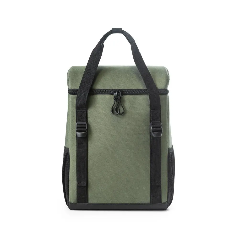 Cooler. Mochila térmica almofadada em 600D ripstop em poliéster reciclado com interior forrado em PEVA 16 L