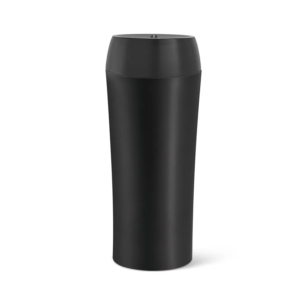 Copo de viagem em aço inox, térmico com parede dupla isolada a ar 470 mL