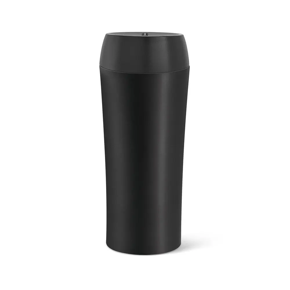 Copo de viagem em aço inox, térmico com parede dupla isolada a ar 470 mL